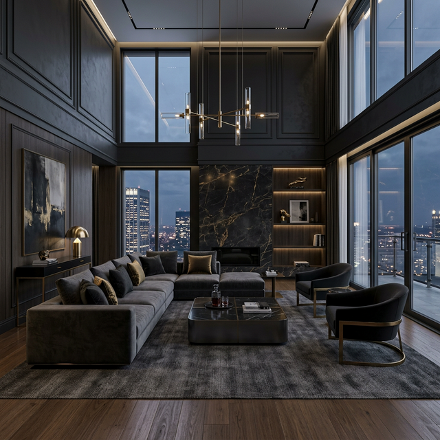 Interno di lusso costruito da Konx