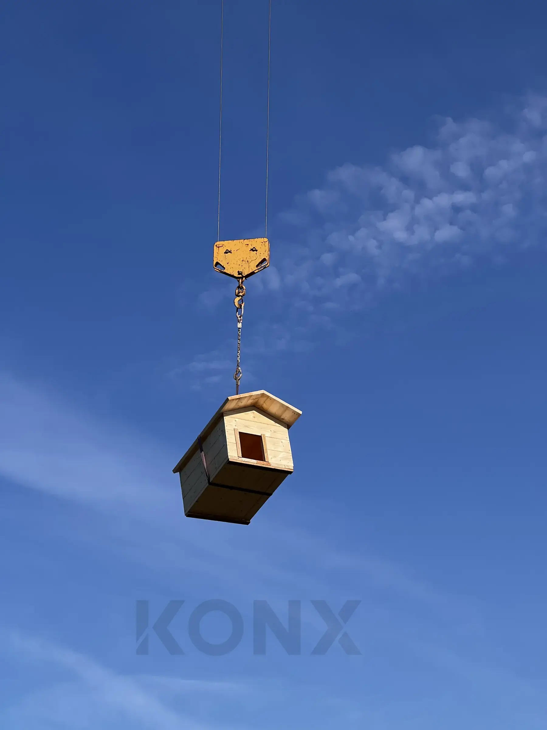 Sollevamento di materiali con la gru